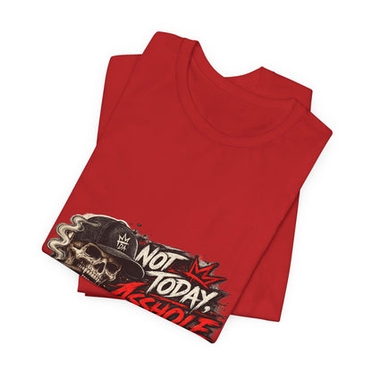 Not Today Asshole Skull Tee — Edgy Graphic T‑Shirt