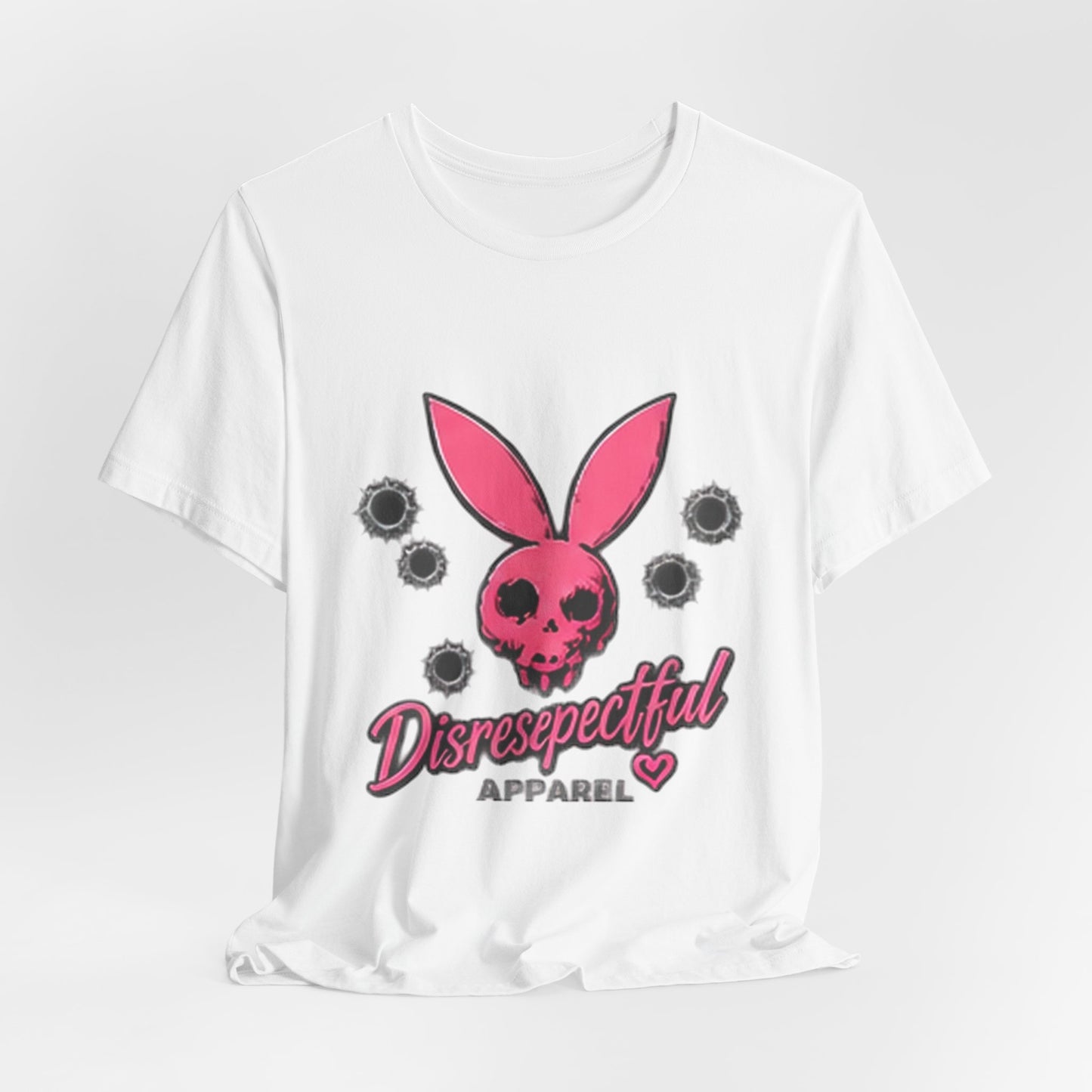 Skull Bunny Tee — Pink Graphic Tee