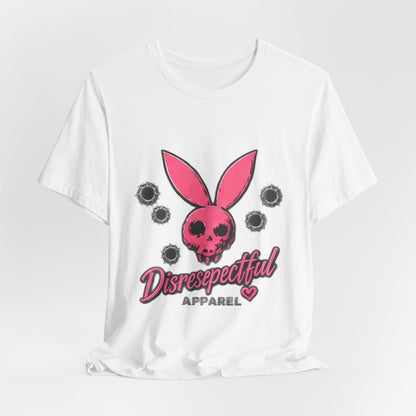 Skull Bunny Tee — Pink Graphic Tee