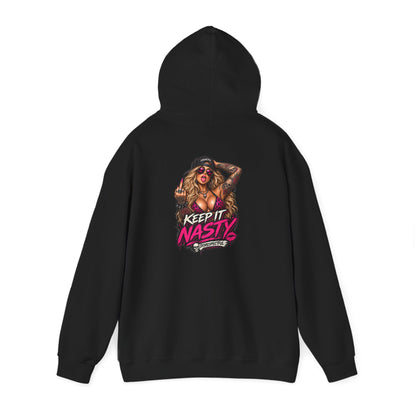 Keep It Nasty — Back-Print Graphic Hoodie