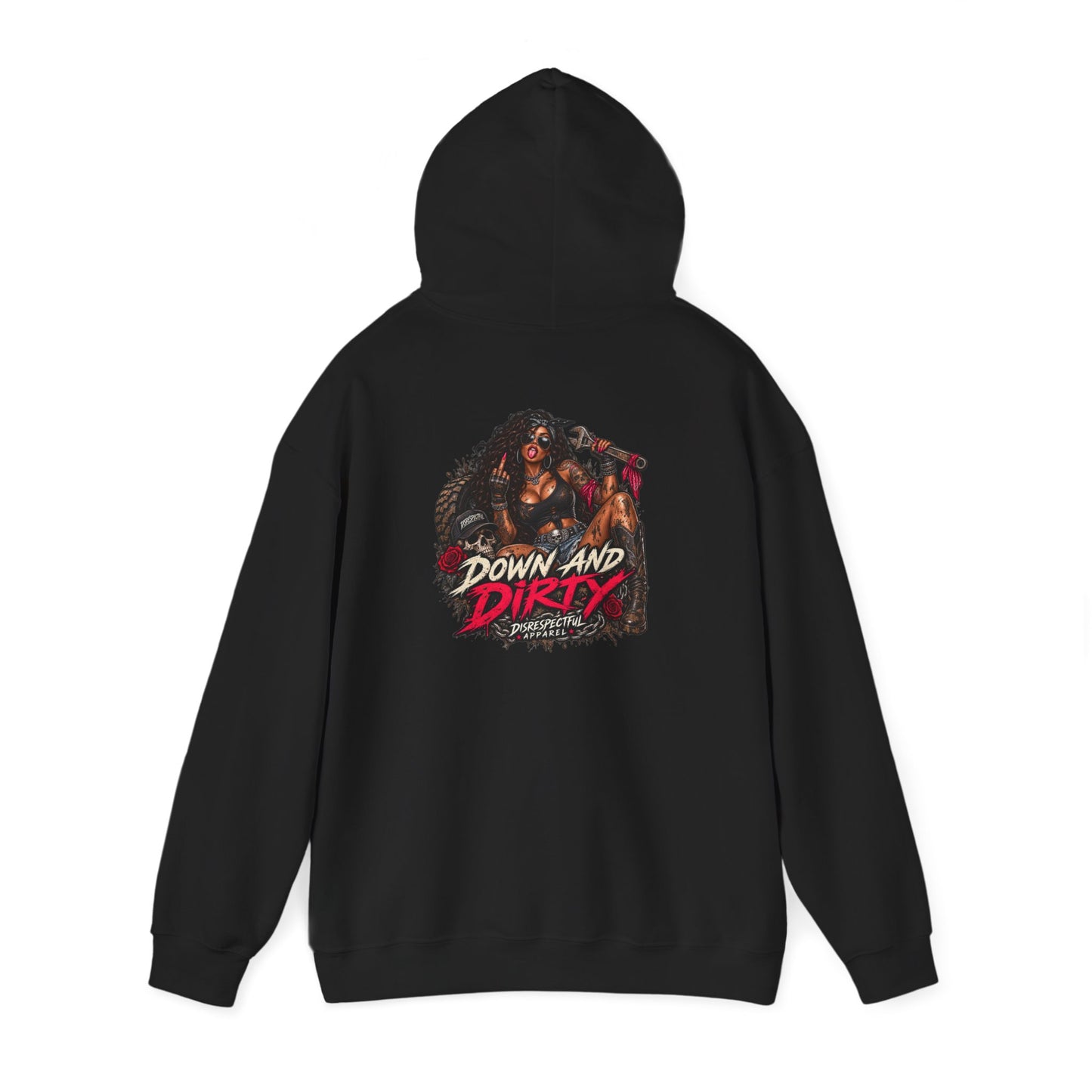 Down and Dirty — Back-Print Graphic Hoodie