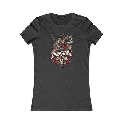 Disrespectful Apparel Cowboy Skeleton — Women's Favorite Graphic Tee