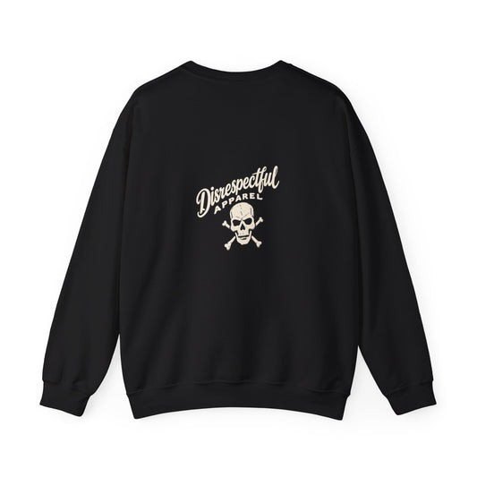 Skull & Crossbones — Back-Print Graphic Crewneck