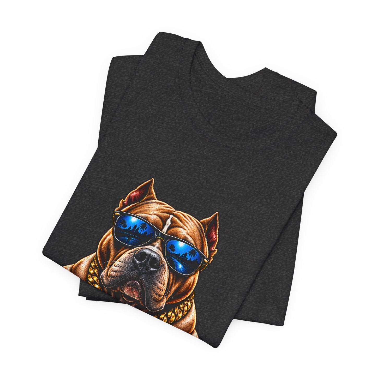 Loyal AF Pitbull T-Shirt — Cool Sunglasses Dog Graphic Tee