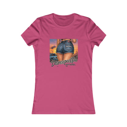 Sunset Denim Pin-Up — Women's Favorite Graphic Tee
