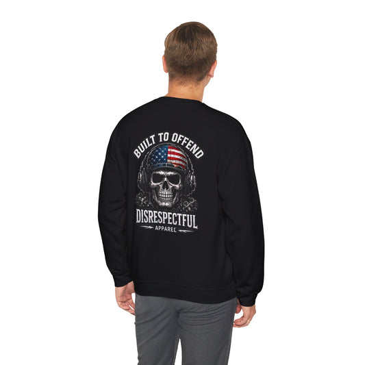 Built to Offend — Back-Print Graphic Crewneck