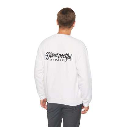 DA Script Logo — Black — Back-Print Graphic Crewneck