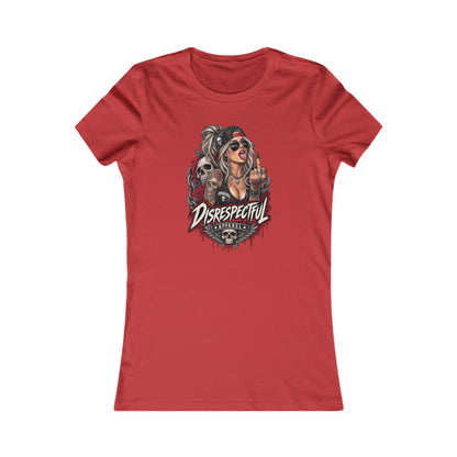 Defiant Pin-Up Skull — Women's Favorite Graphic Tee
