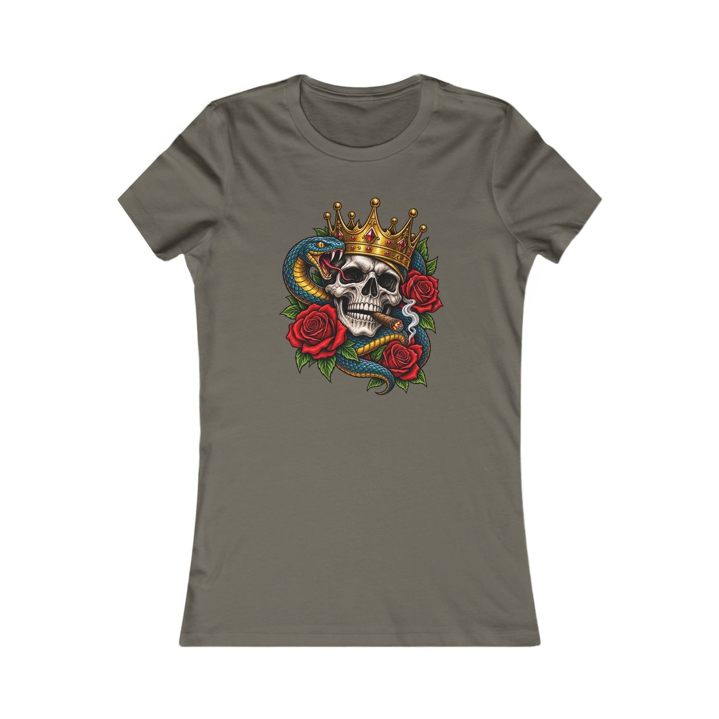 Skull King Crown — Women's Favorite Graphic Tee