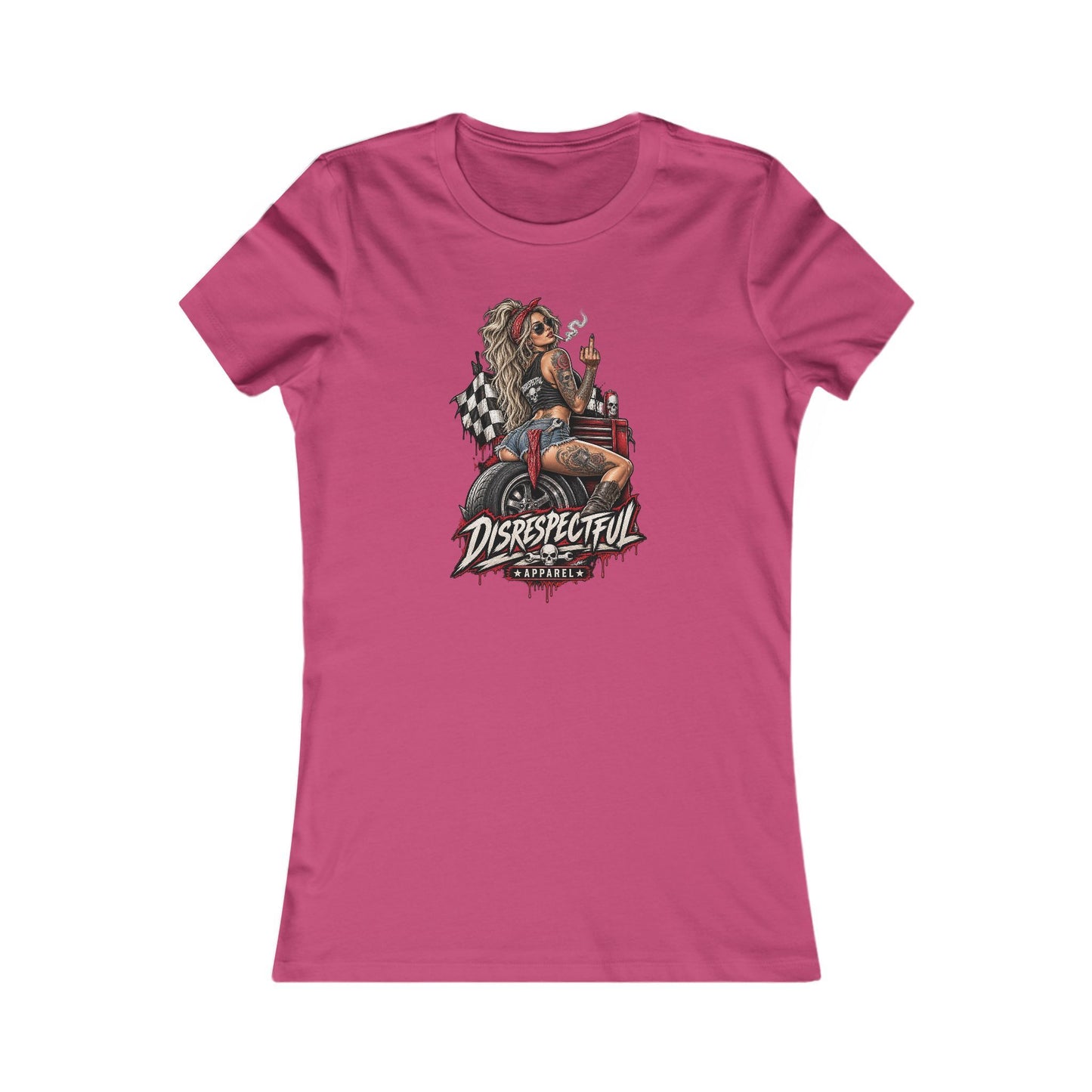 Disrespectful Apparel Biker Girl — Women's Favorite Graphic Tee