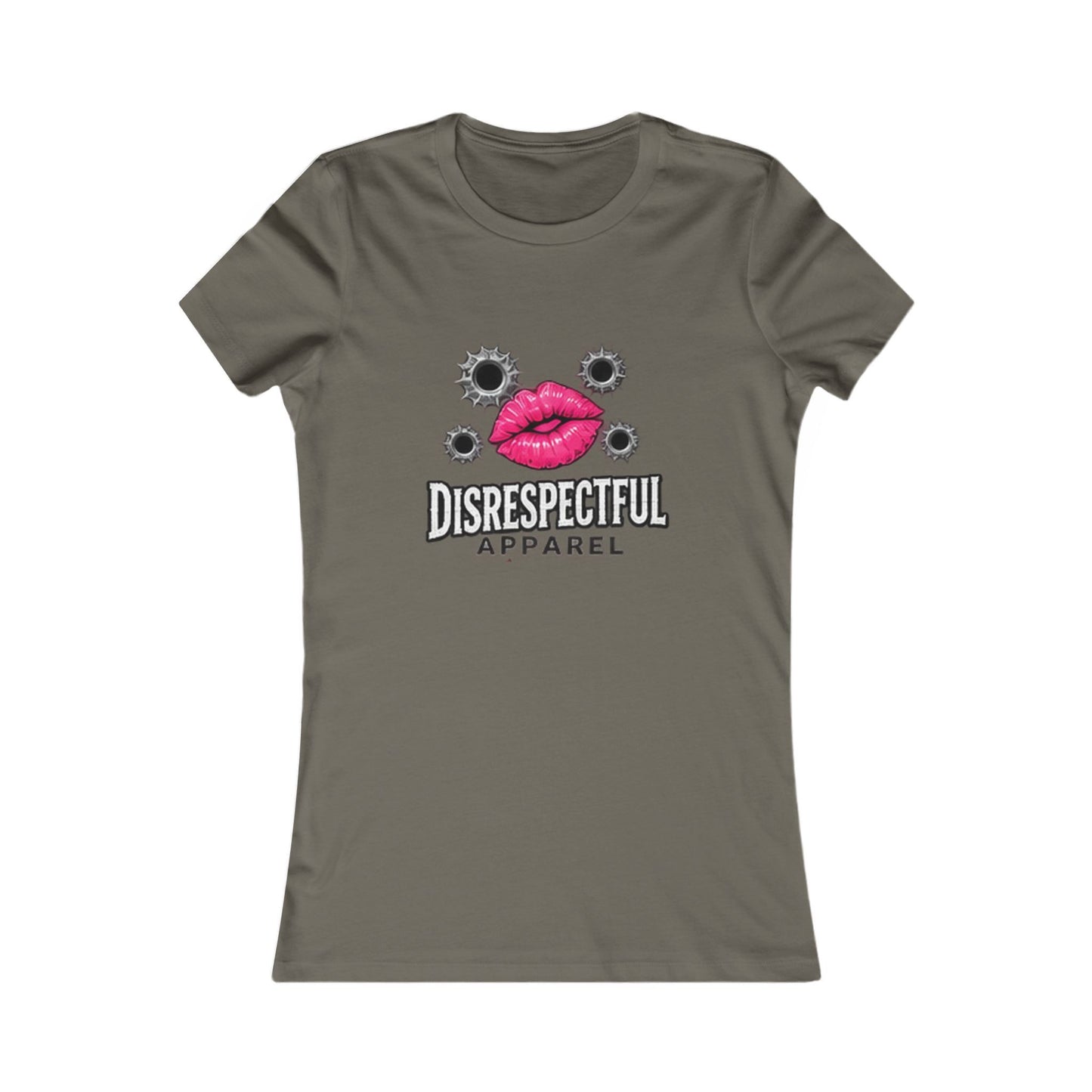 Kiss & Bullet Hole — Women's Favorite Graphic Tee