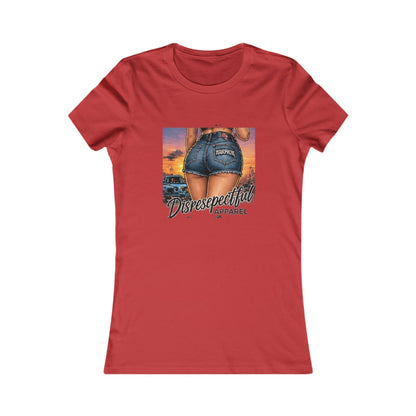Sunset Denim Pin-Up — Women's Favorite Graphic Tee