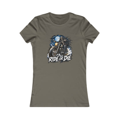 Ride or Die Motorcycle — Women's Favorite Graphic Tee