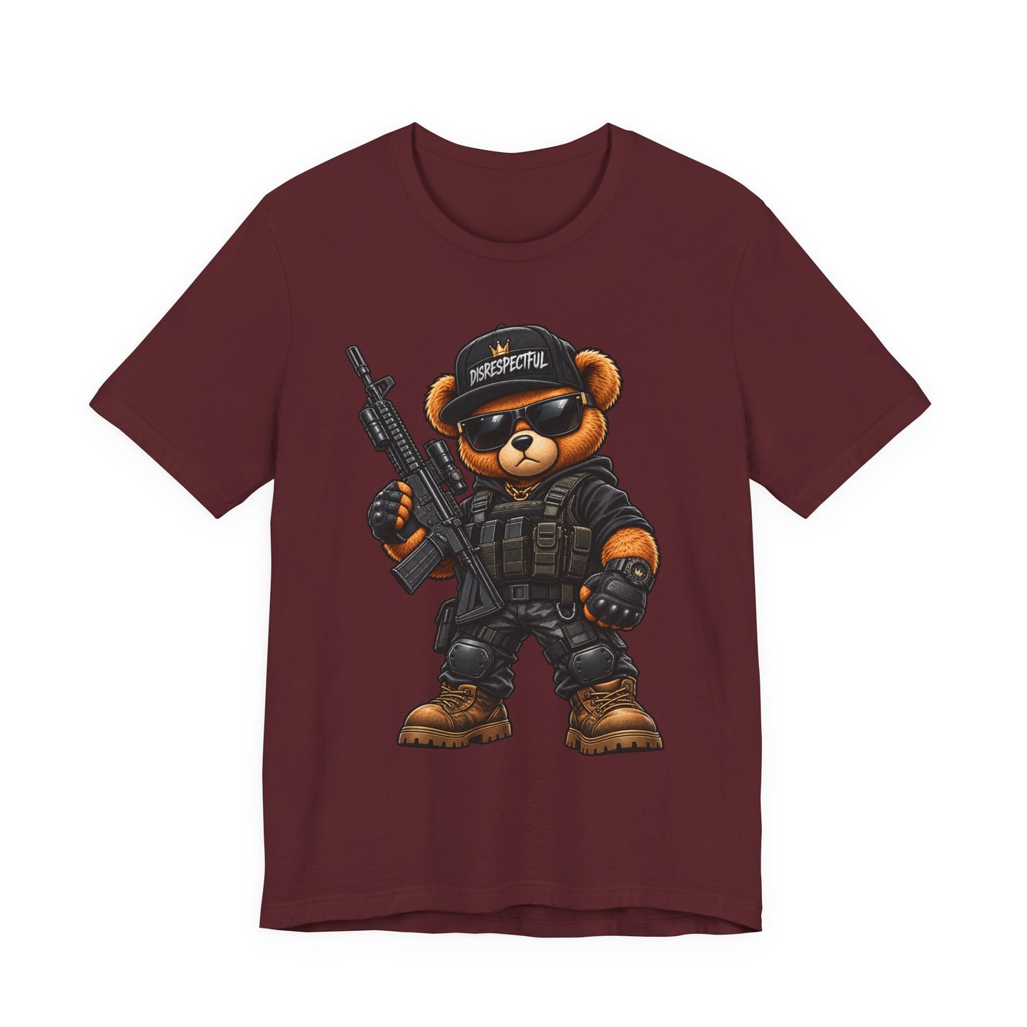 Tactical Bear — Disrespectful Military Graphic Tee