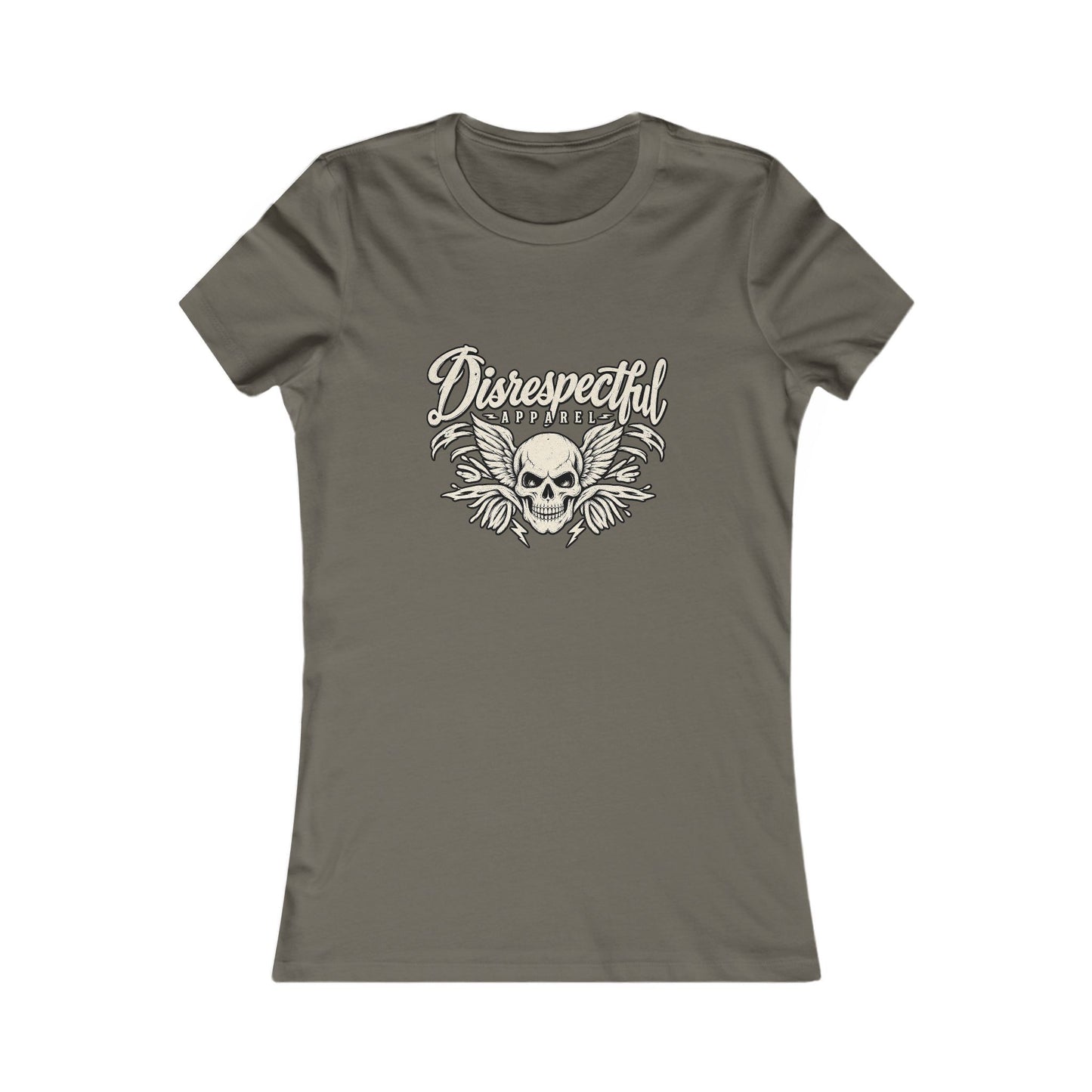 Disrespectful Apparel Skull — Women's Favorite Graphic Tee