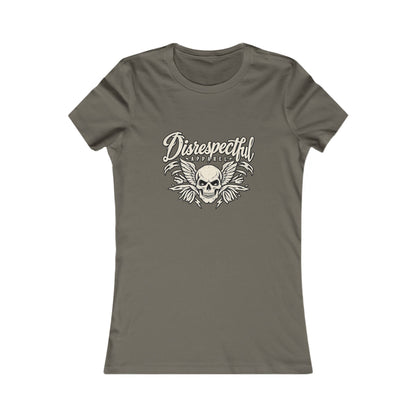 Disrespectful Apparel Skull — Women's Favorite Graphic Tee