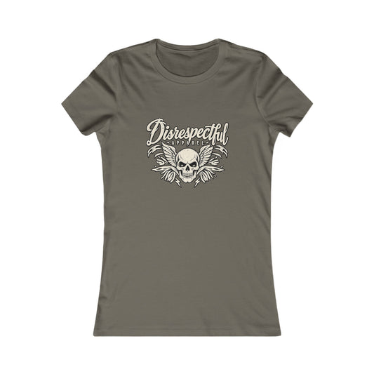 Disrespectful Apparel Skull — Women's Favorite Graphic Tee
