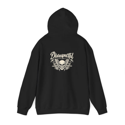 Vintage Winged Skull — Back-Print Graphic Hoodie