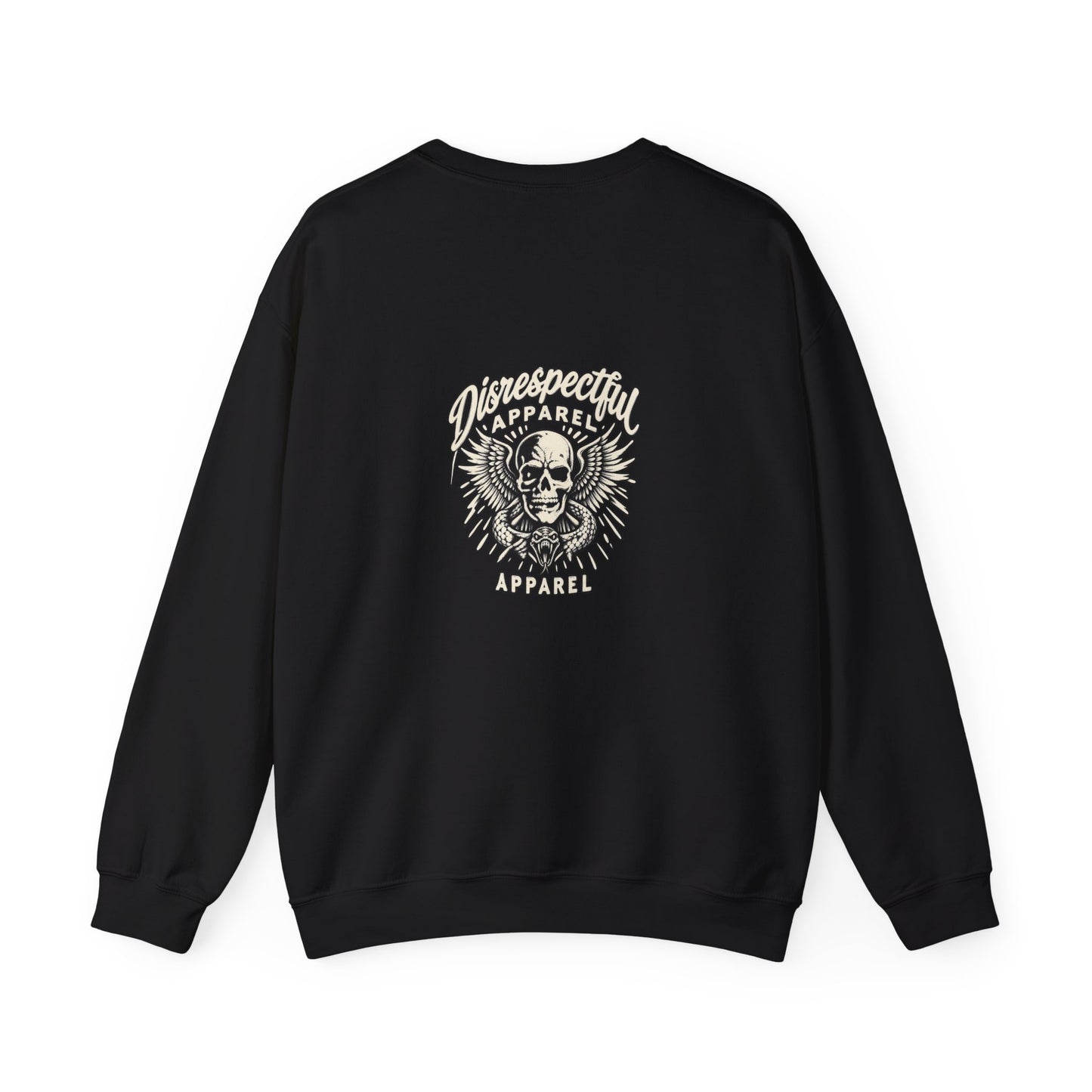 Skull & Wings — Back-Print Graphic Crewneck