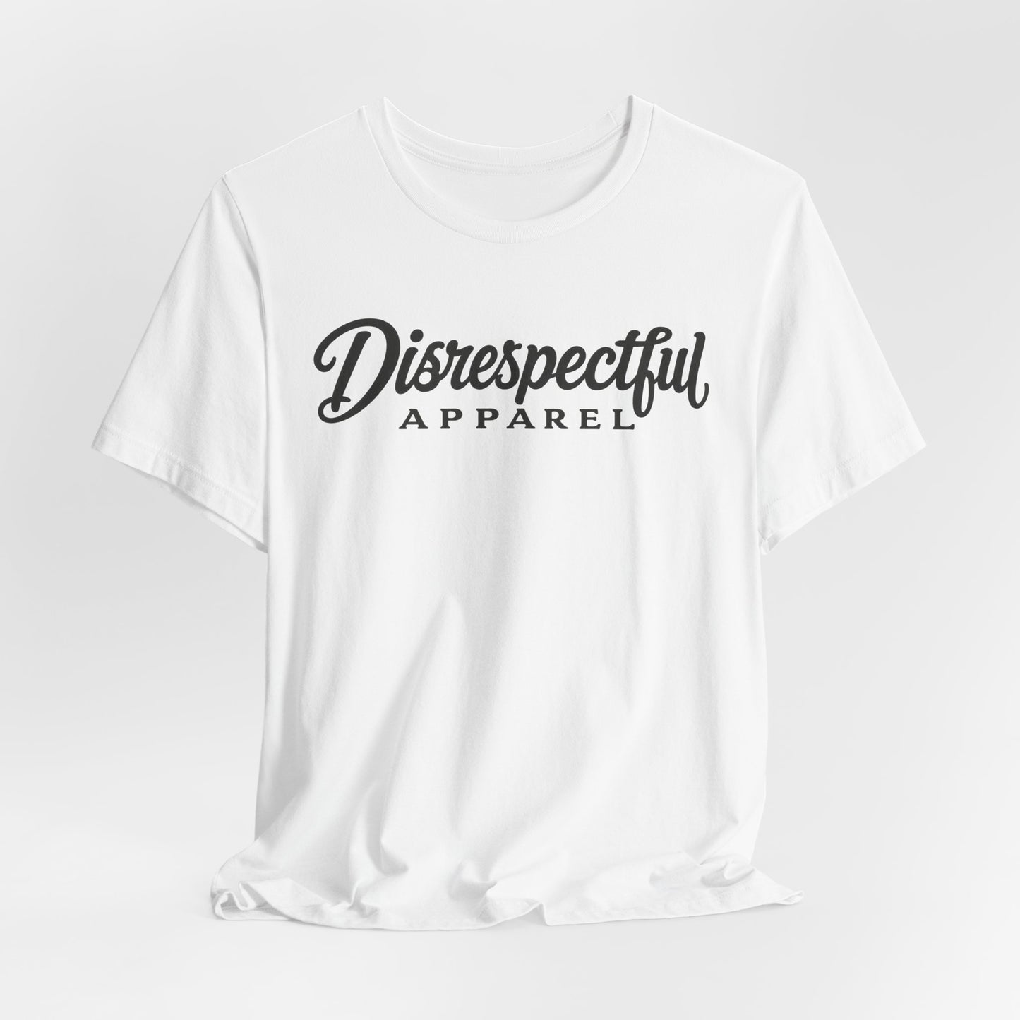 Disrespectful Apparel Script Logo — Graphic Tee