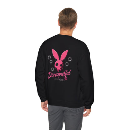 Skull Bunny — Back-Print Graphic Crewneck