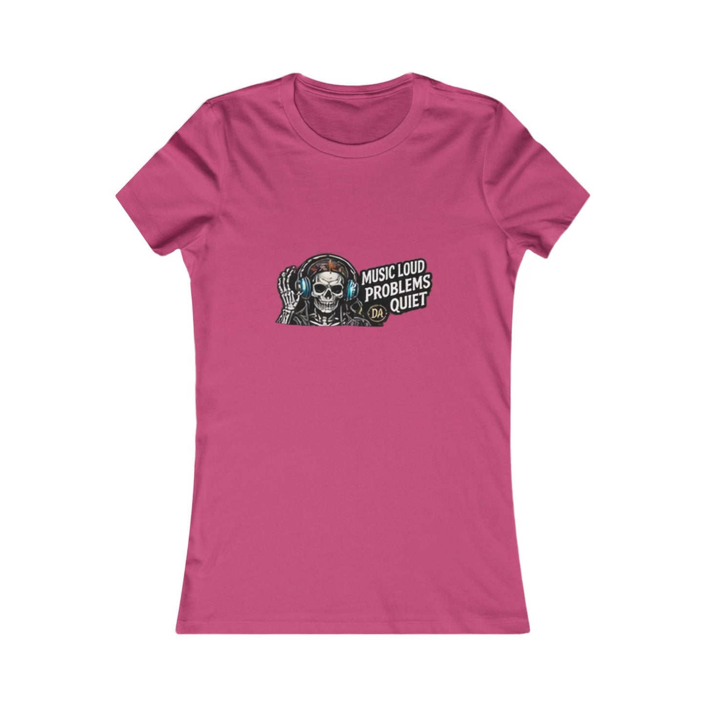 Music Loud, Problems Quiet — Women's Favorite Graphic Tee