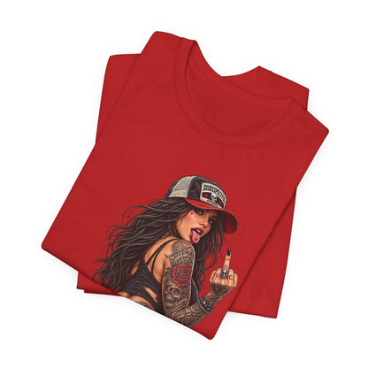 Fuck Polite — Tattooed Pinup Graphic Tee