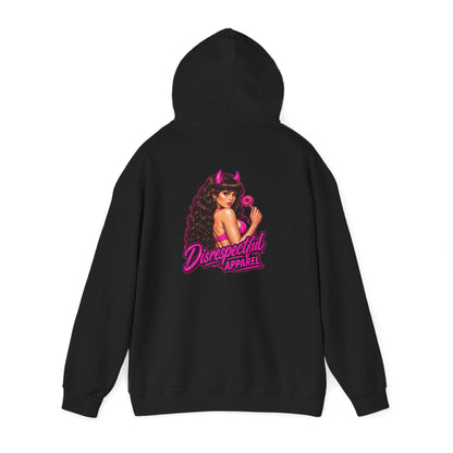 Disrespectful Devil Girl — Back-Print Graphic Hoodie