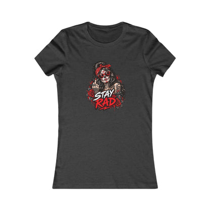 Stay Rad Skull Girl — Women's Favorite Graphic Tee