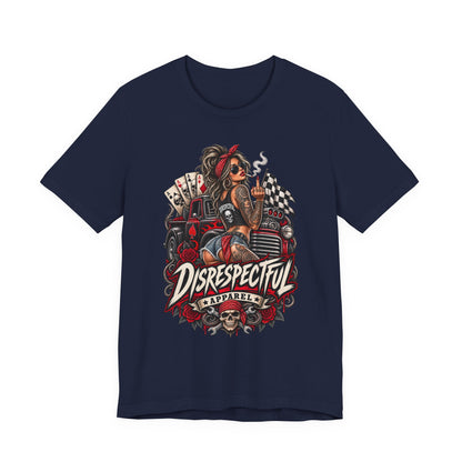 Disrespectful Apparel Pin-Up Racing Tee