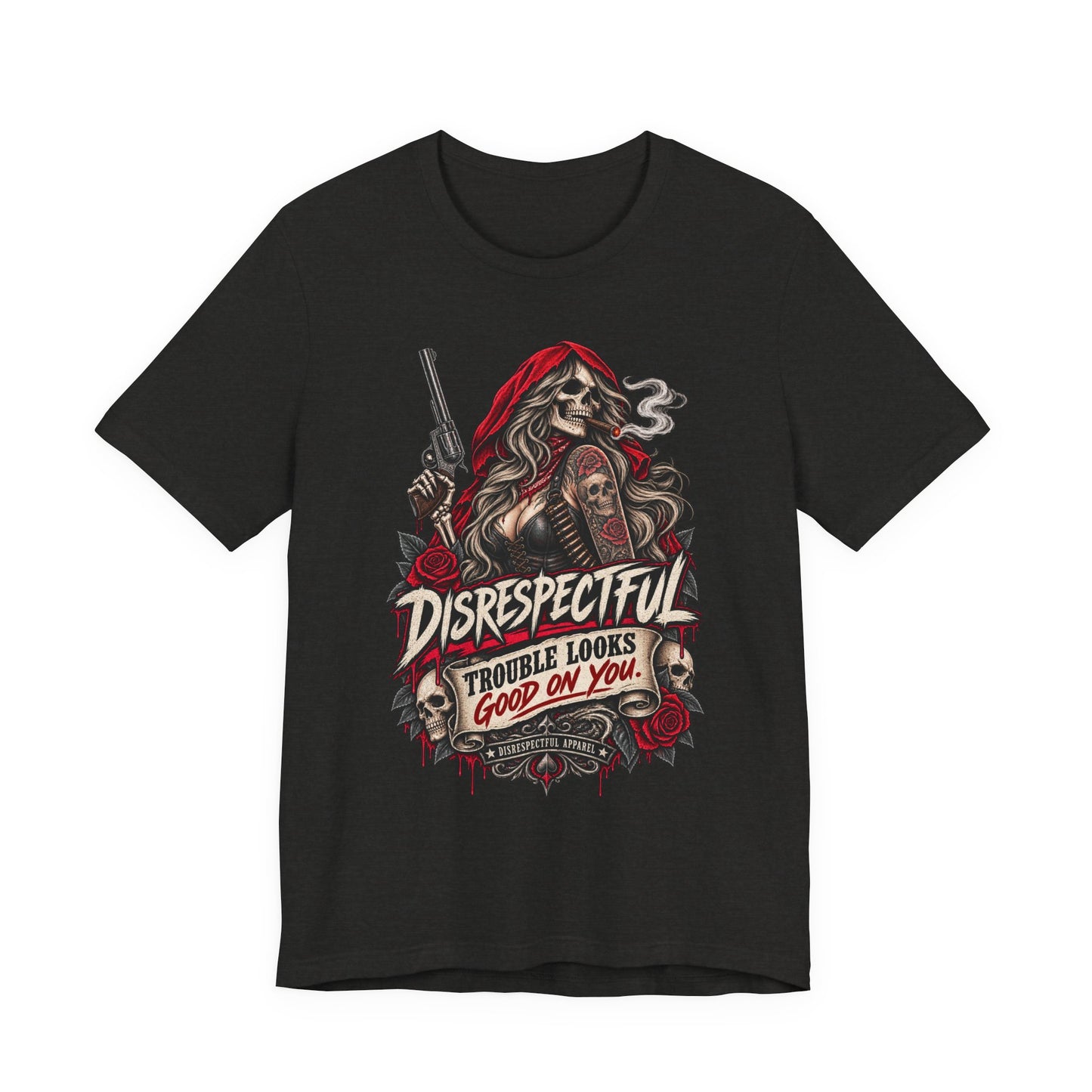 Disrespectful 'Trouble Looks Good On You' Graphic Tee