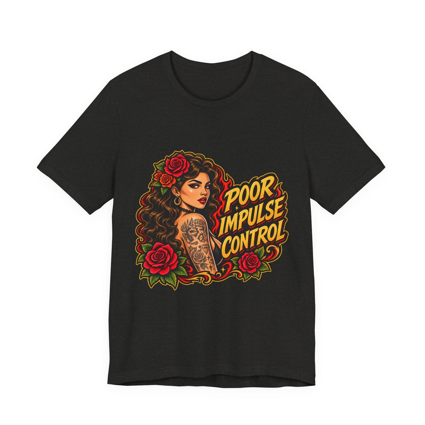 Poor Impulse Control — Tattoo Girl Graphic Tee
