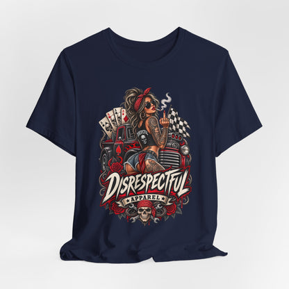 Disrespectful Apparel Pin-Up Racing Tee