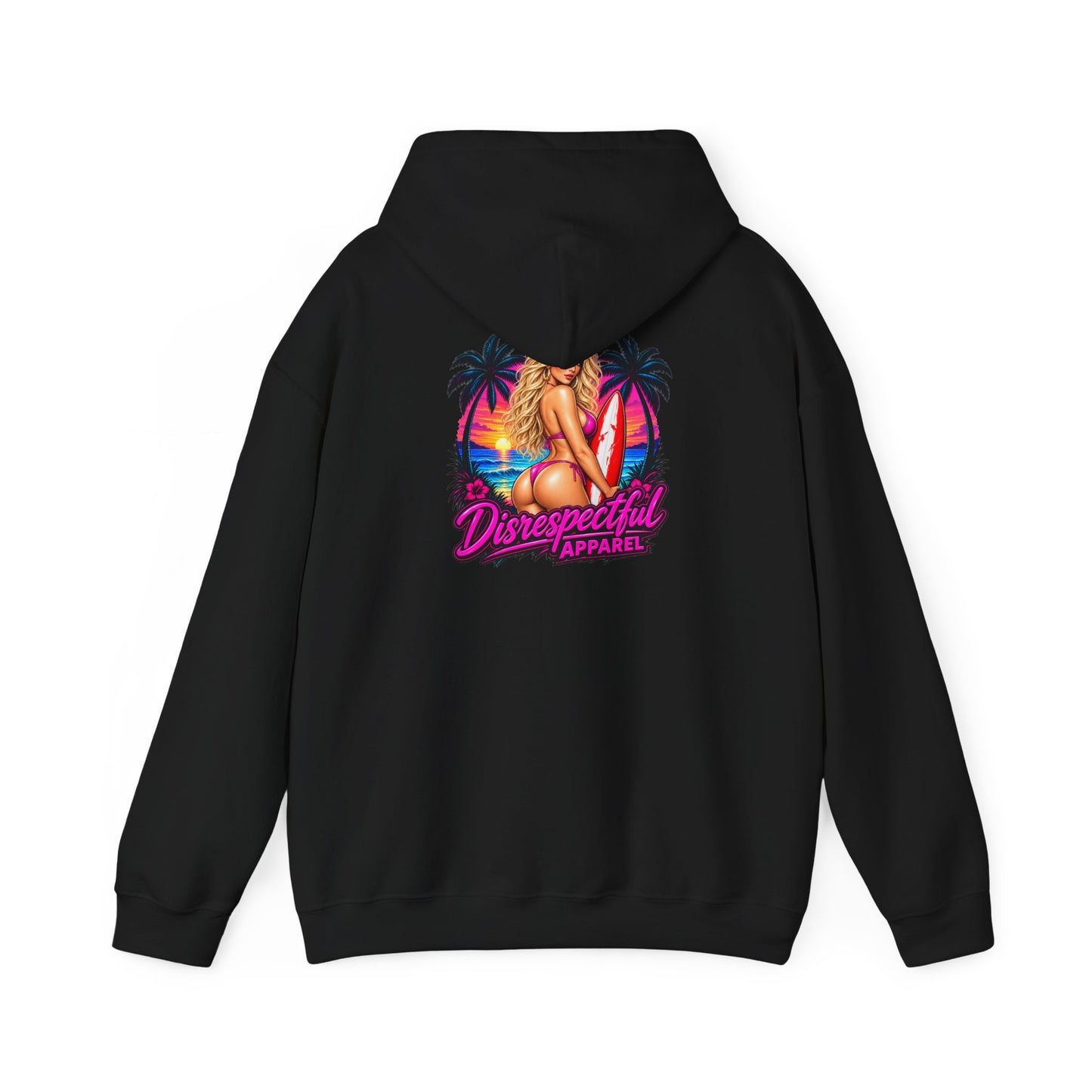 Beach Babe — Back-Print Graphic Hoodie