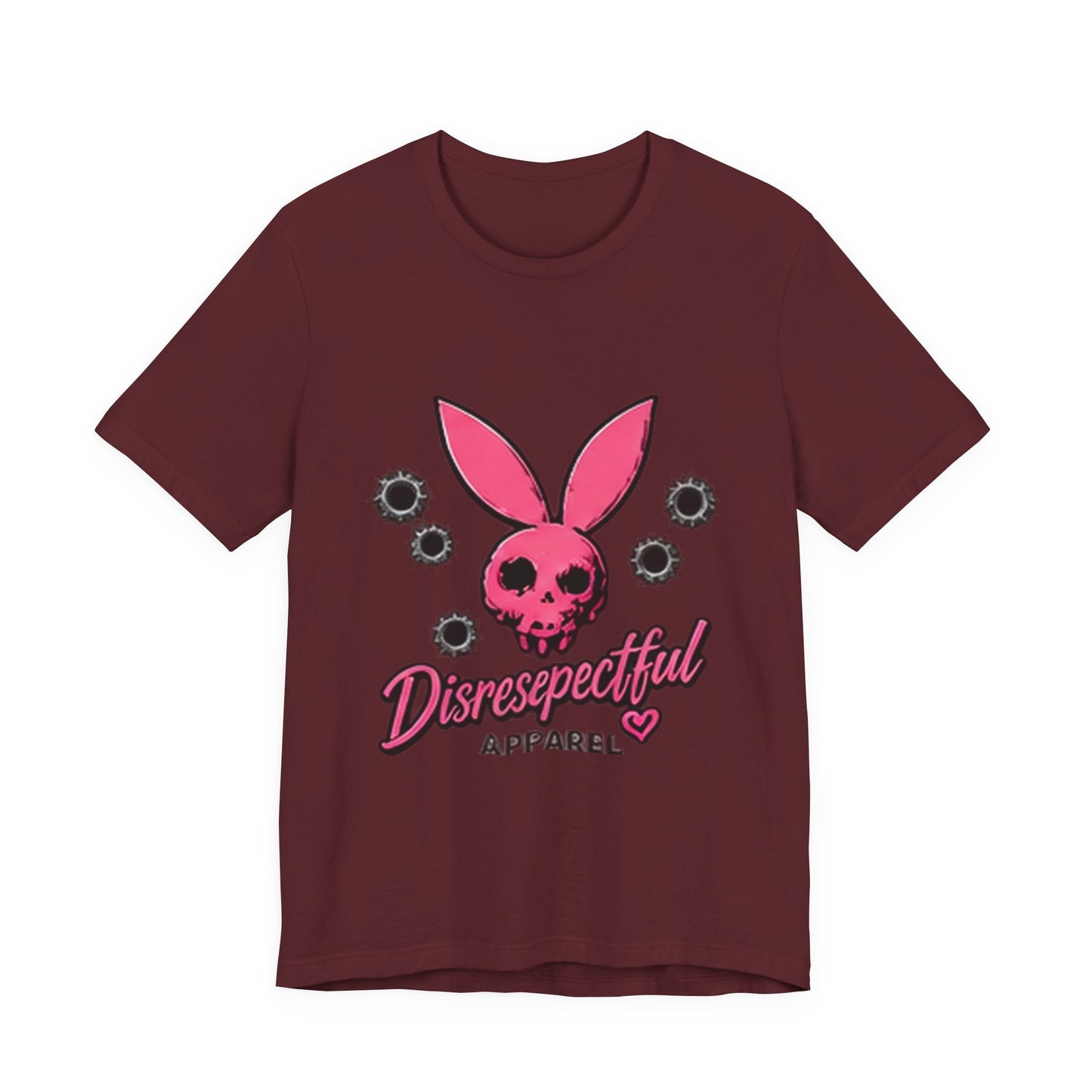 Skull Bunny Tee — Pink Graphic Tee