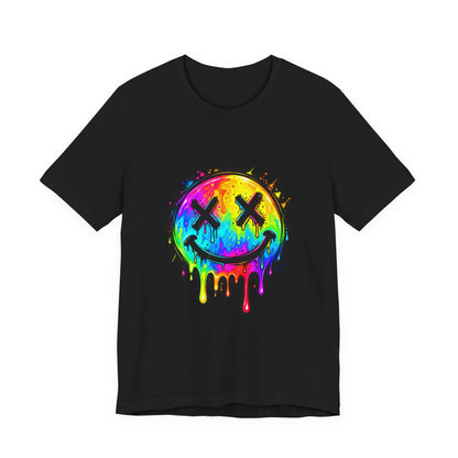 Rainbow Drip Smiley T-Shirt