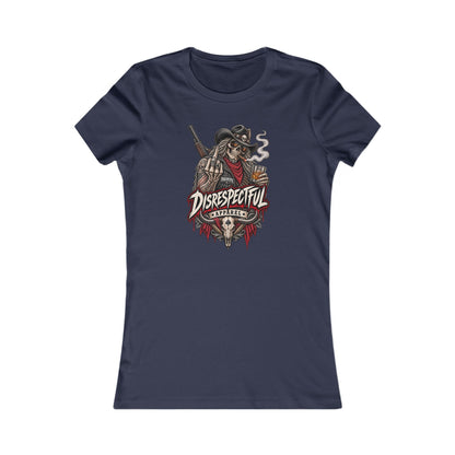 Disrespectful Apparel Cowboy Skeleton — Women's Favorite Graphic Tee