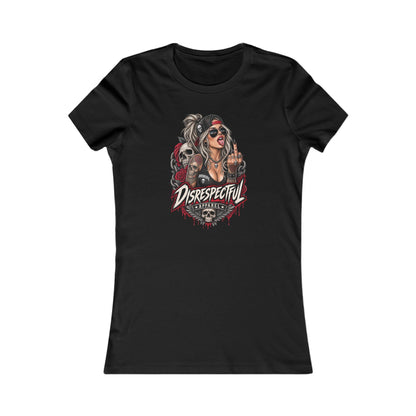 Defiant Pin-Up Skull — Women's Favorite Graphic Tee