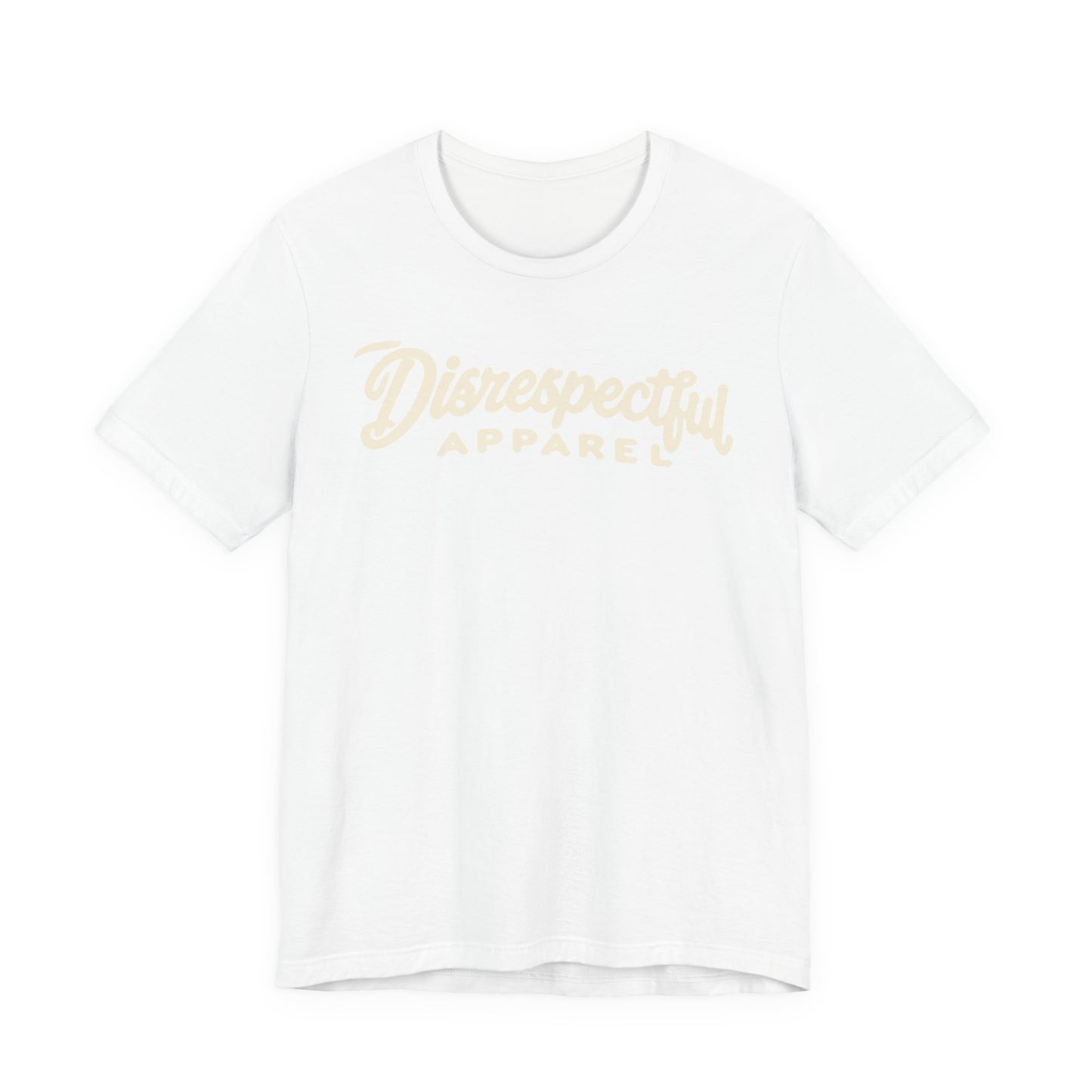 Disrespectful Apparel Script Logo Tee — Casual Graphic T-Shirt