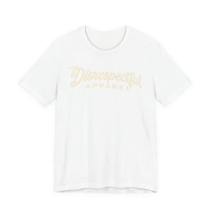 Disrespectful Apparel Script Logo Tee — Casual Graphic T-Shirt