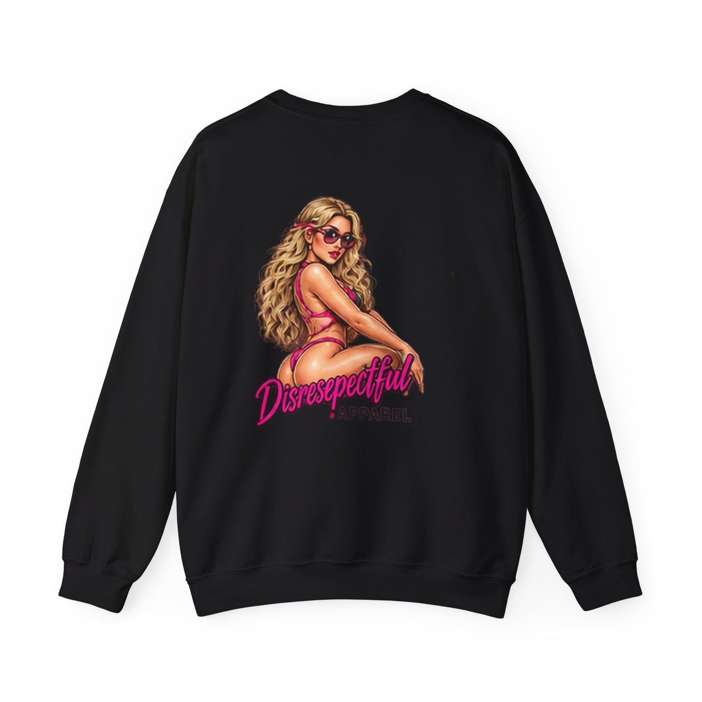 Vintage Pin-Up — Back-Print Graphic Crewneck
