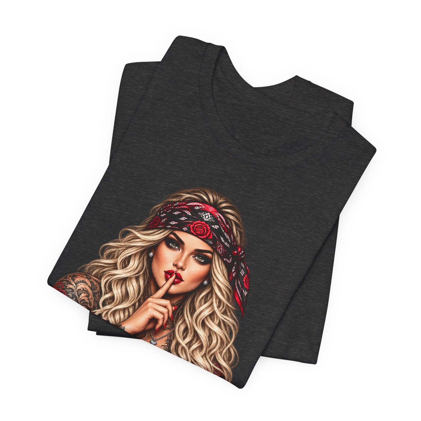 Shut Your Mouth — Tattooed Rocker Black Tee
