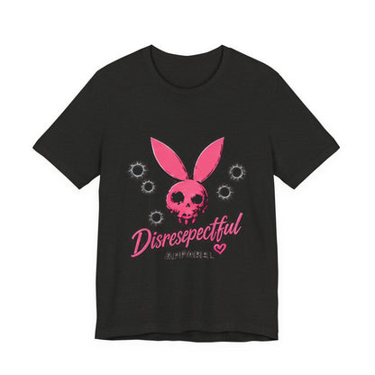 Skull Bunny Tee — Pink Graphic Tee