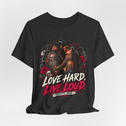 Love Hard Live Loud Graphic Tee