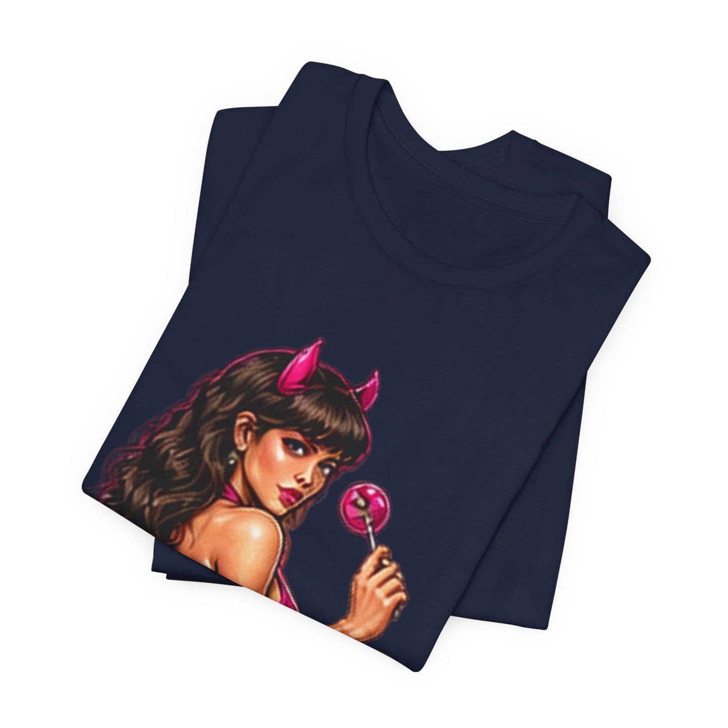 Devil Girl Lollipop — Pin-Up Graphic Tee