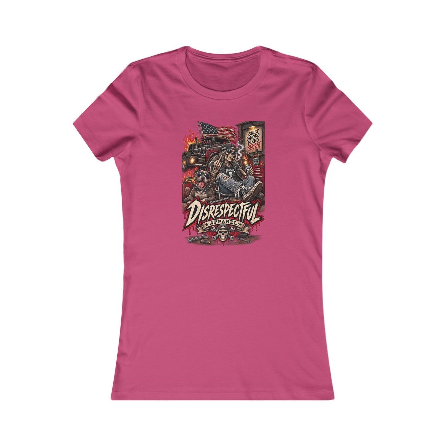 Disrespectful Trucker — Women's Favorite Graphic Tee