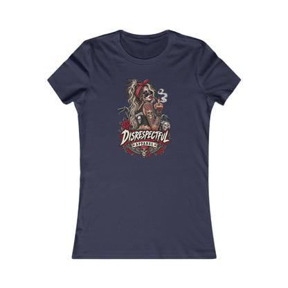 Disrespectful Apparel Skull Pin-Up — Women's Favorite Graphic Tee