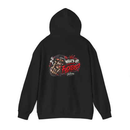 What’s Up, Fuckers? — Back-Print Graphic Hoodie