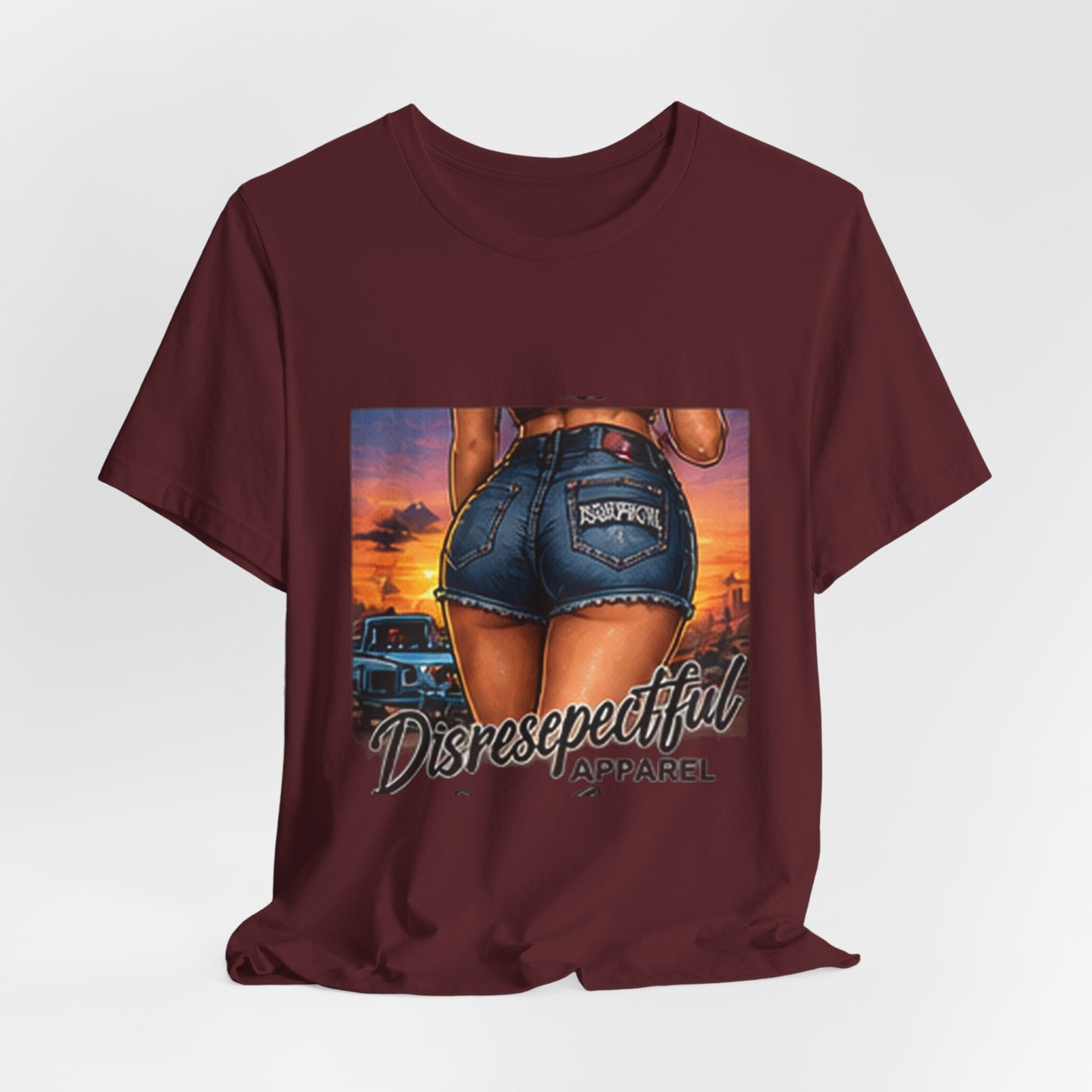 Sunset Denim — Retro Pin-Up Graphic Tee