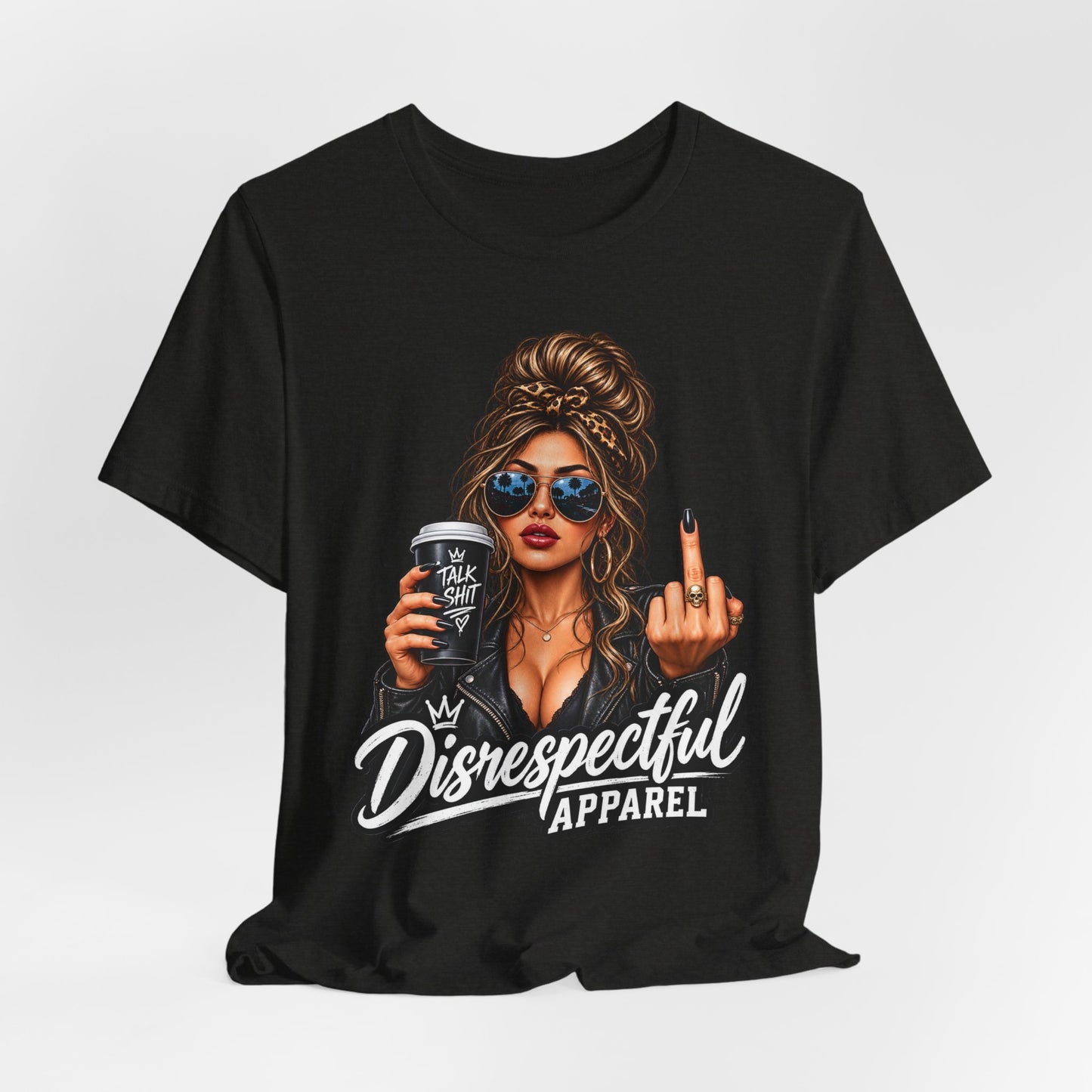 Coffee & Contempt — Black Graphic Tee